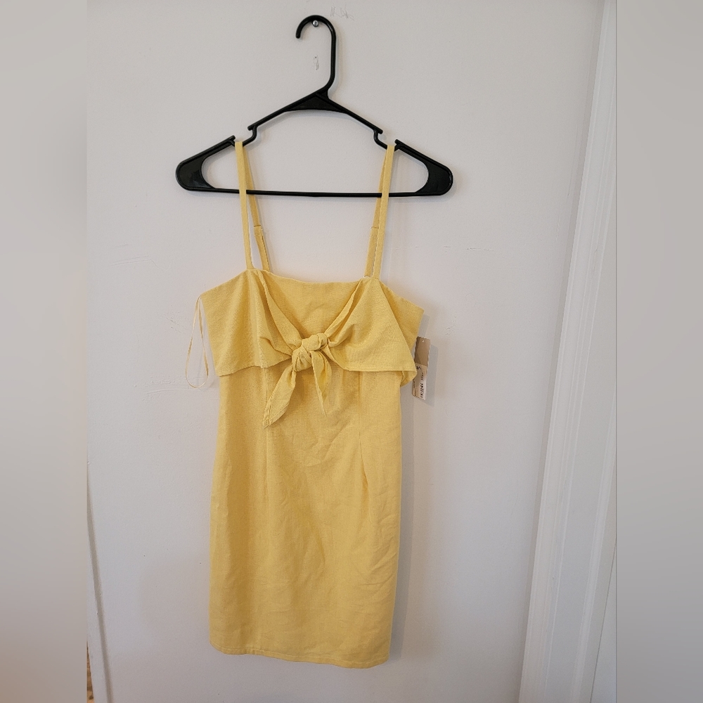 NWT Lizard Thicket Anna Grace Mustard Yellow Summer Dress